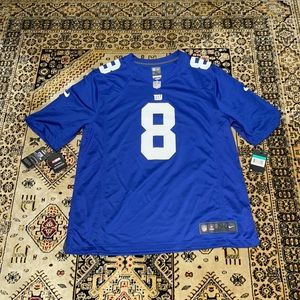 BNWT Men's Nike Daniel Jones Royal New York Giants Game Jersey Size XL